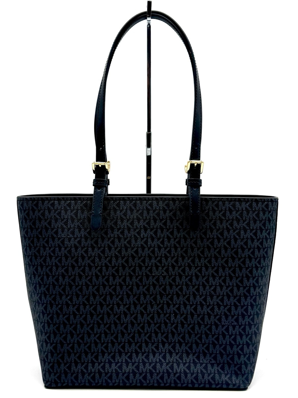 Michael Kors Jet Set Medium Pocket Tote Bag Black Multi - Picture 6 of 10